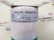 Nagano keiki kh 41 pressure transmitter range 0~116 kpa