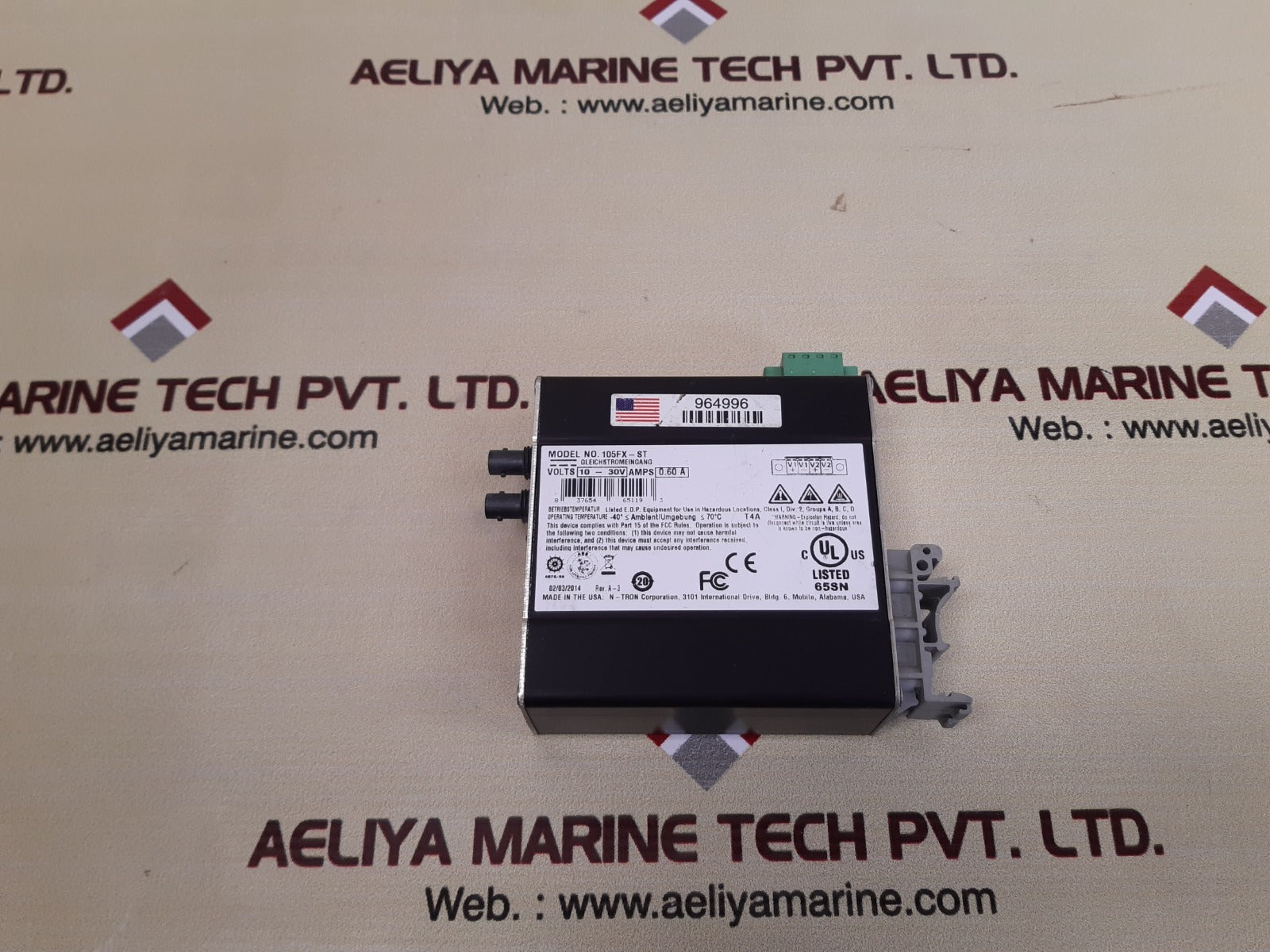 N-tron 105fx - st ethernet switch rev. a-3