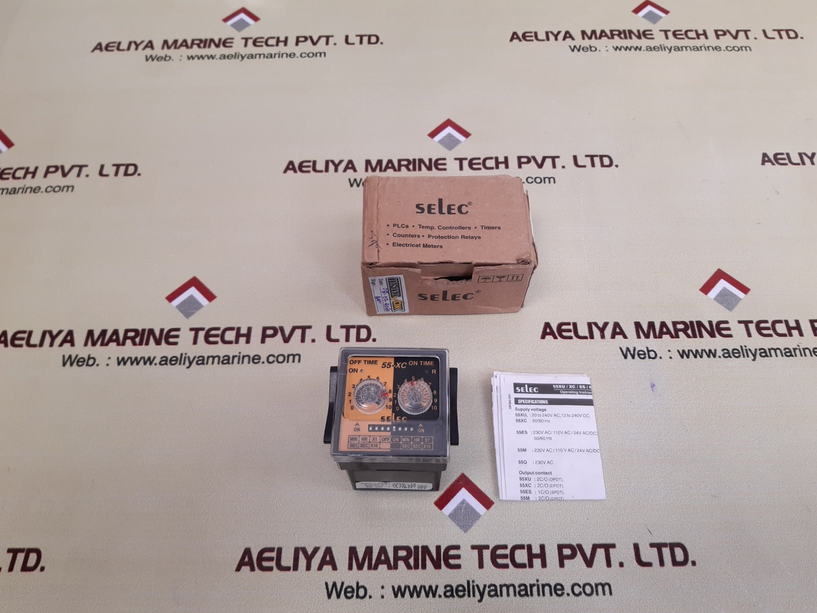 Selec 55Xc-t8 Analog Timer 20 To 240 Vac 50/60 Hz