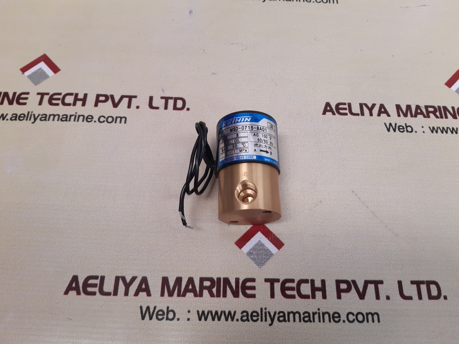 Keihin msd-0715-8a01 solenoid valve ac 100v 50/60hz 