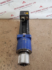 Moog t-1-v8-045-17-00-03 servomotor with alpha lp 120-m01-10-111-000 reducer