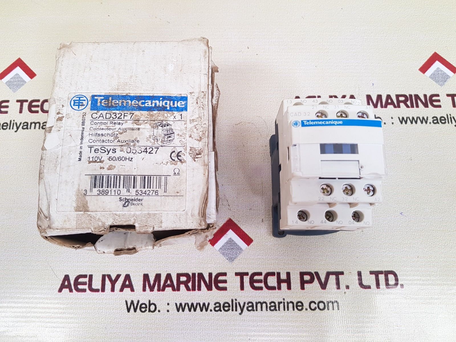 Telemecanique Cad32F7 Control Relay 10A 690V