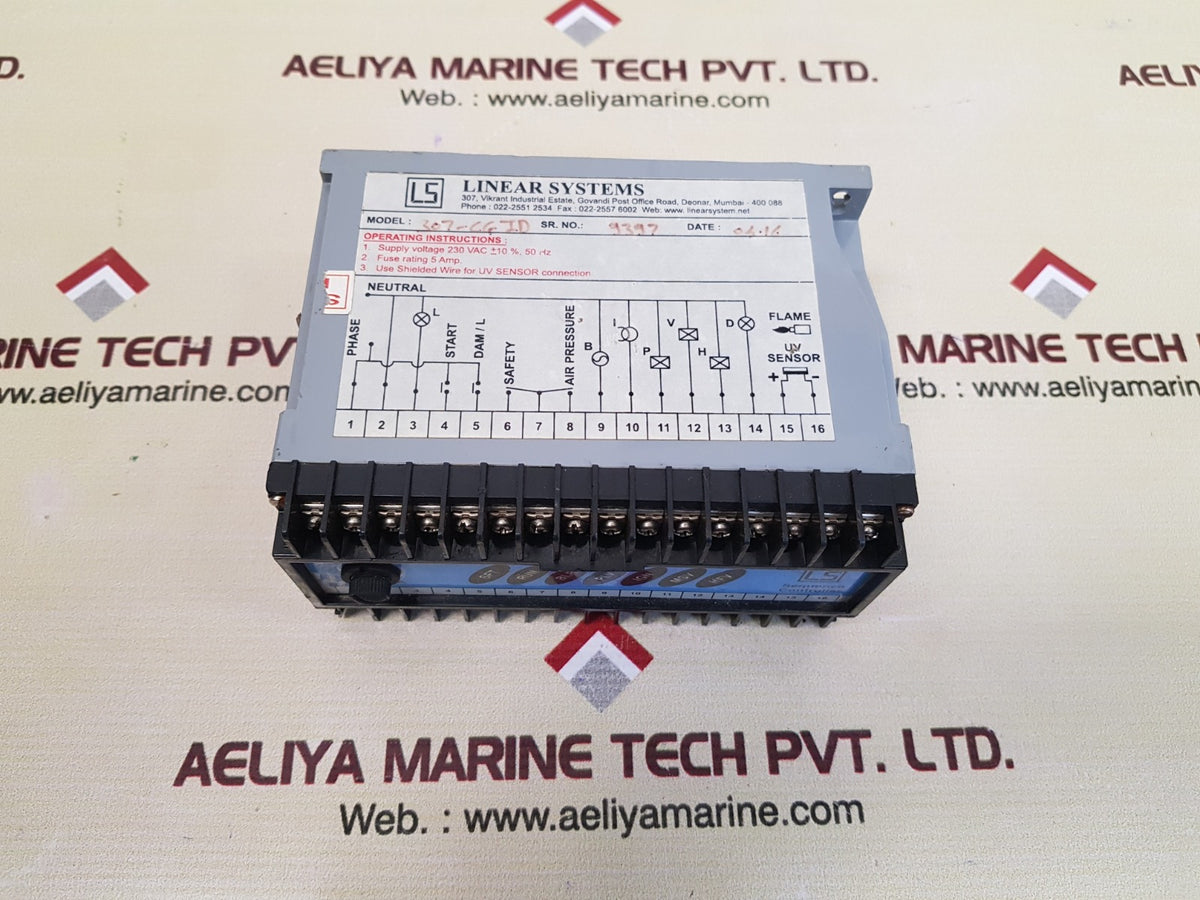 Linear systems 307-cgid sequence controller – Aeliya Marine