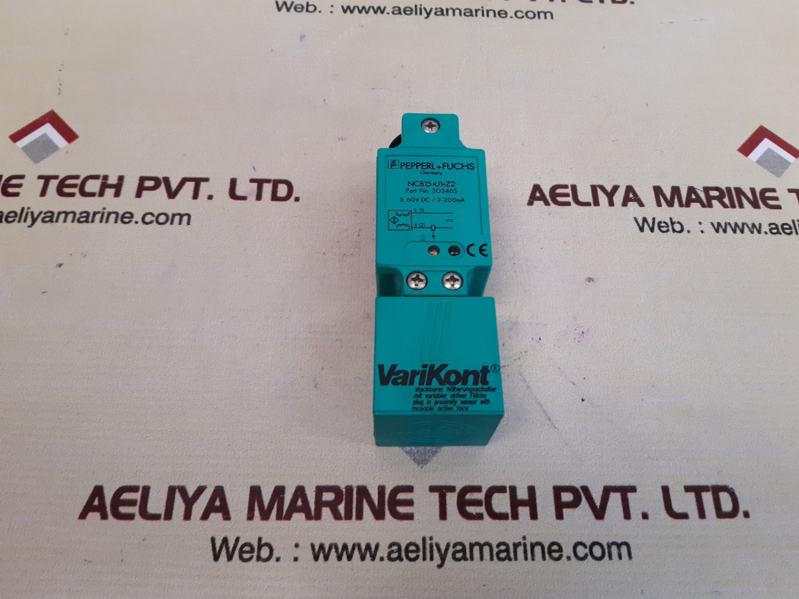 Pepperl+fuchs ncb15+u1+z2 proximity sensor 30346s