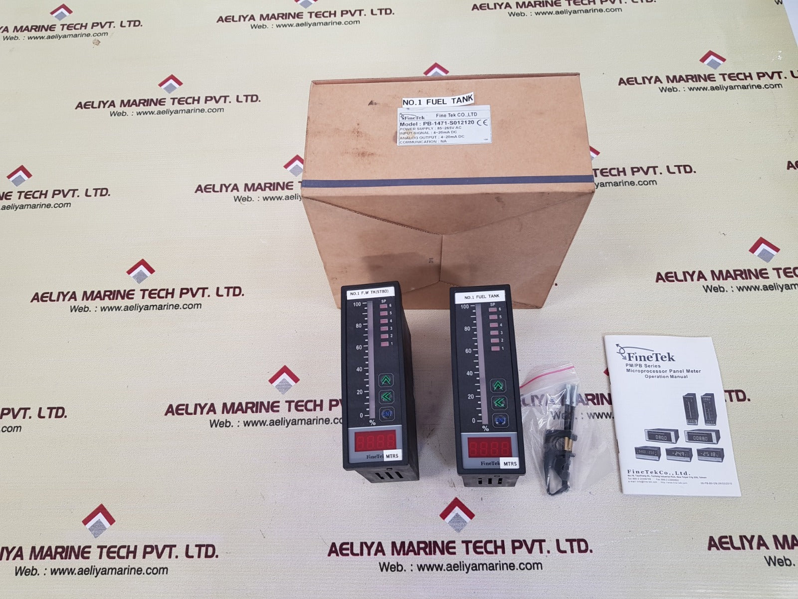 Finetek pb-1471-s012120 microprocessor panel meter