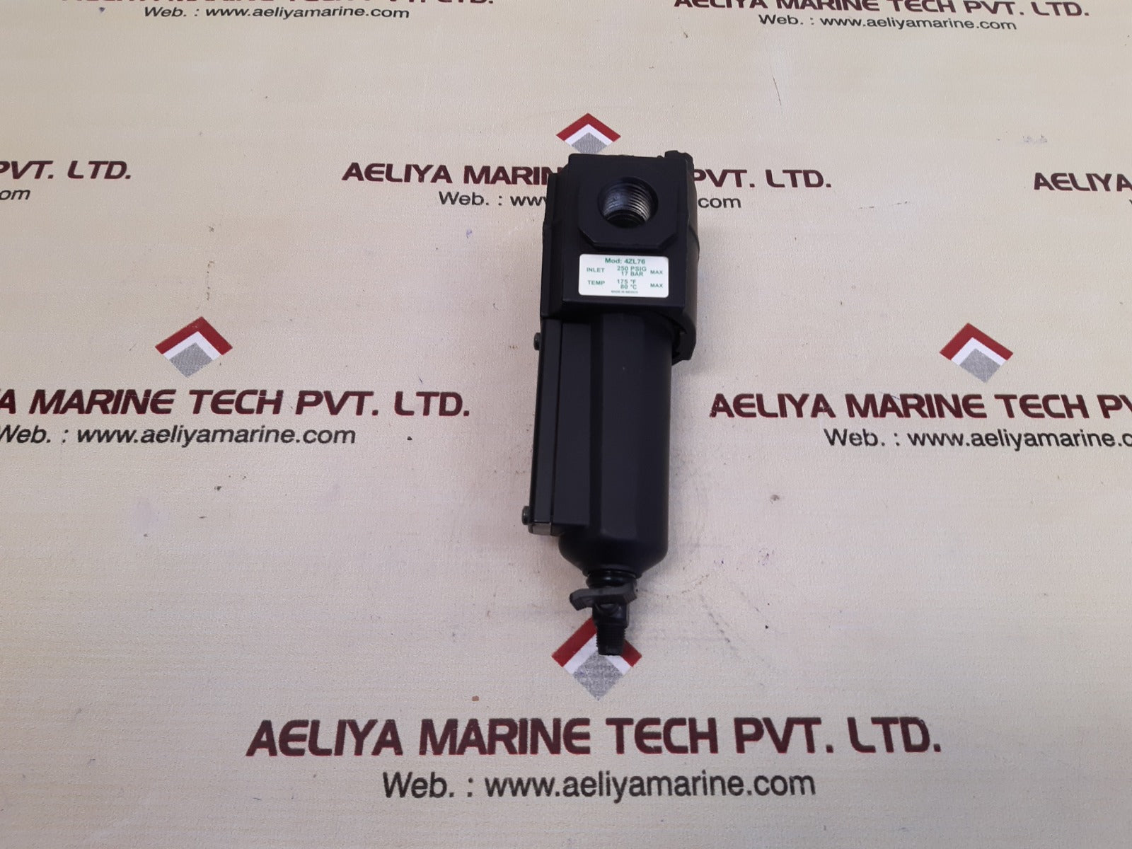 Speedaire 4zl76 air line lubricator