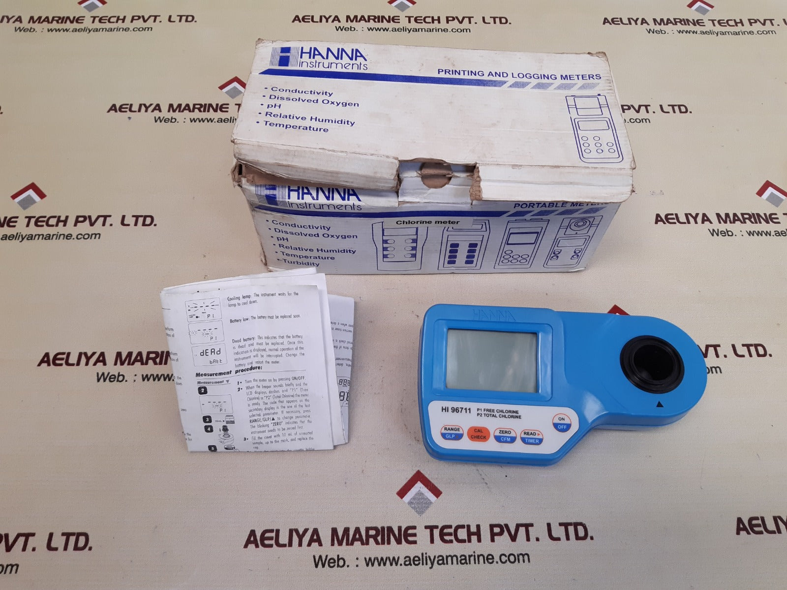 Hanna hi 96711 portable photometer