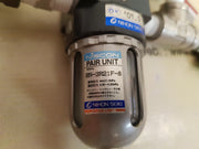 Nihon seiki bn-3r21f-8 air equipment with nsk pressure gauge