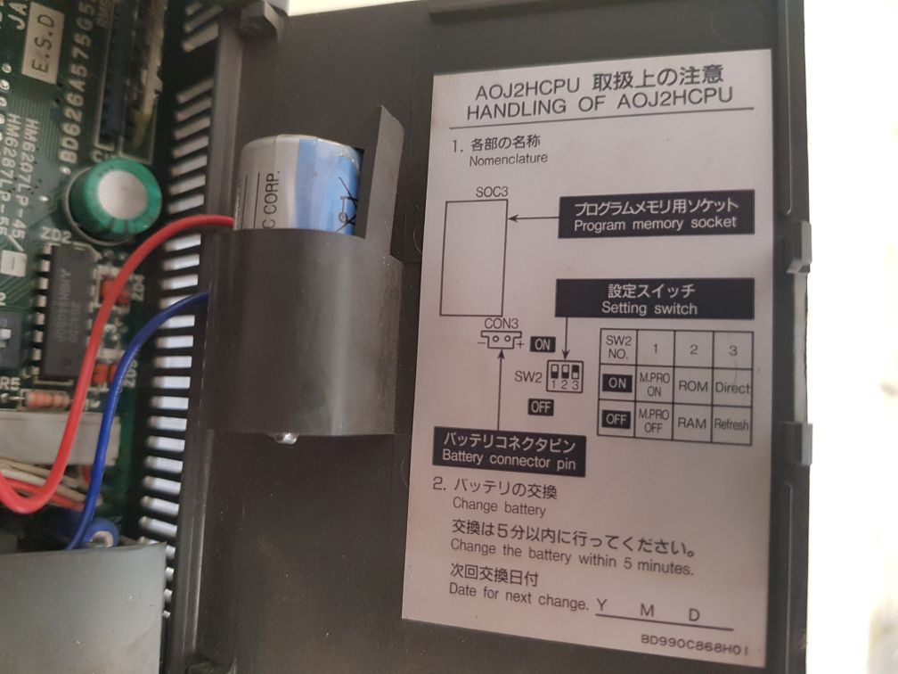 Mitsubishi aoj2hcpu programmable controller – Aeliya Marine