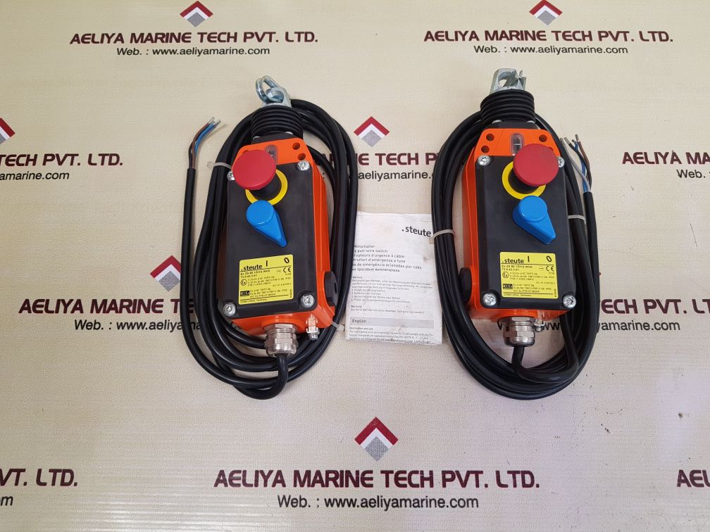 Steute ex zs 80 1o/ 1s wvd emergency pull-wire switch with safety function