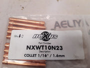 Set of 10X Nexus nxwt10n23 collet 1/16
