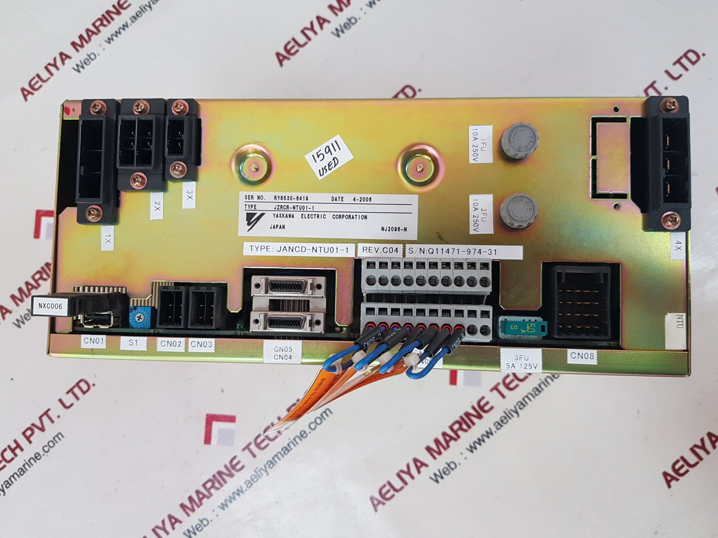 Yaskawa electric jzrcr-ntu01-1 power supply jancd-ntu01-1