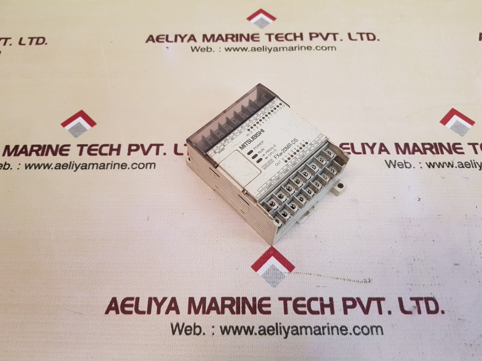 Mitsubishi melsec fx0s-20mr-ds programmable controller 24vdc
