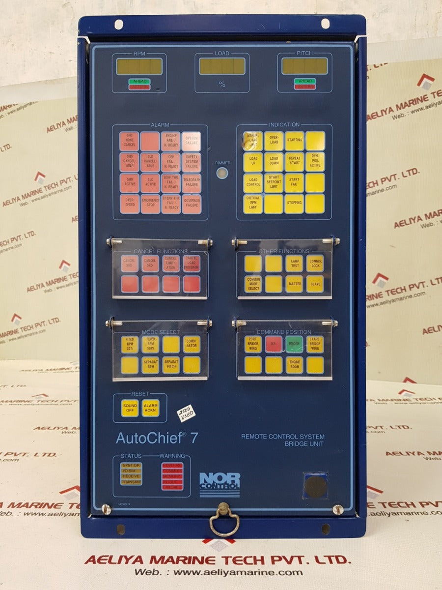 Norcontrol/Kongsberg ac7wh remote control system autochief 7 bridge unit