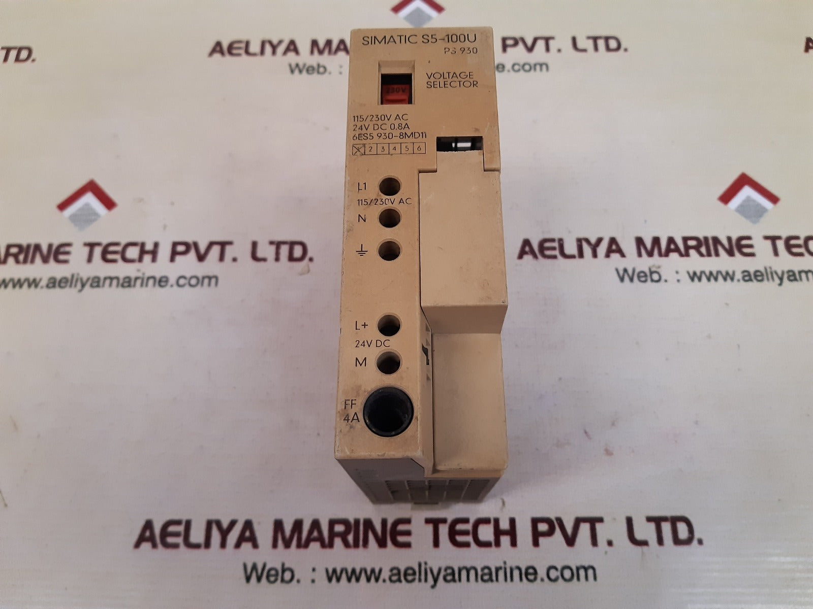 Siemens simatic s5-100u 6es5 930-8md11 power supply