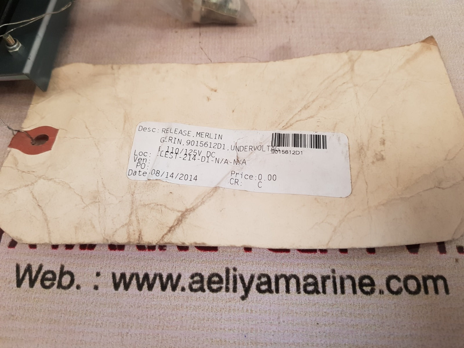 Gerin merlin 9015612d1 undervoltage release