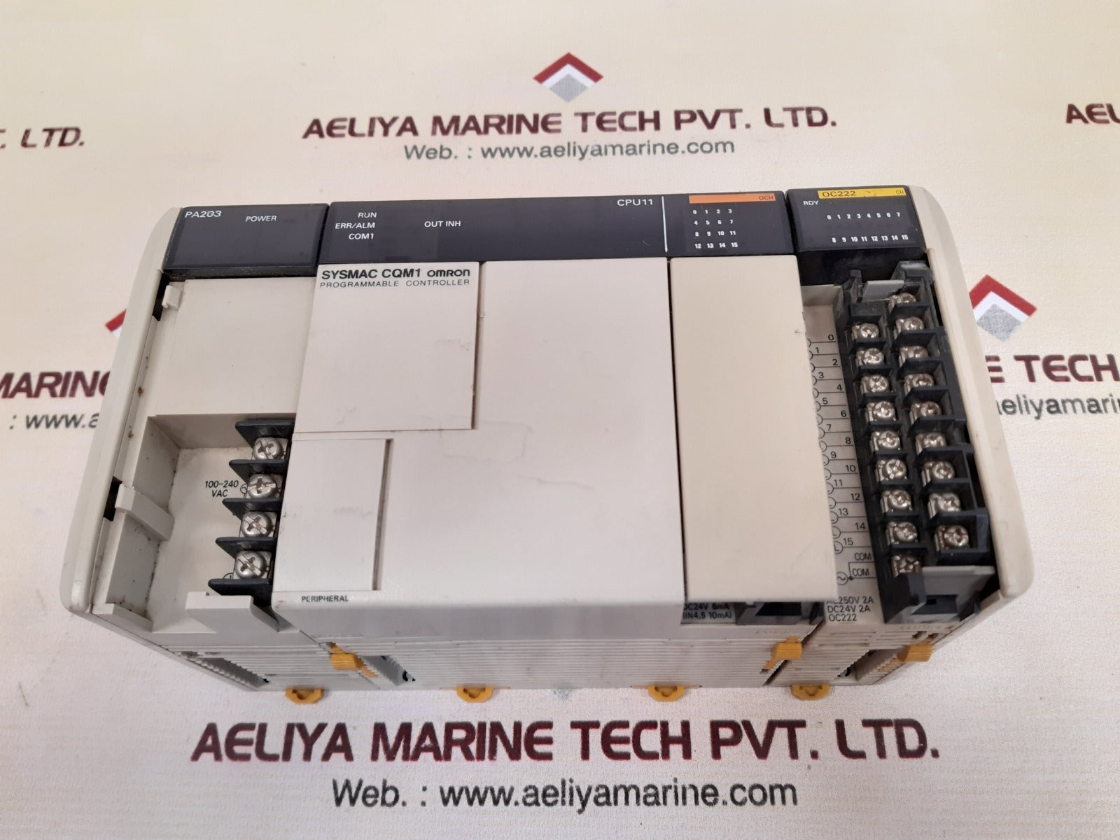 Omron pa203/cpu11/och/oc222 programmable controller