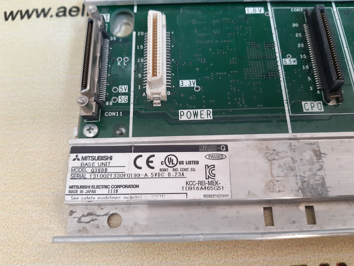 Mitsubishi q38db melsec-q base unit – Aeliya Marine