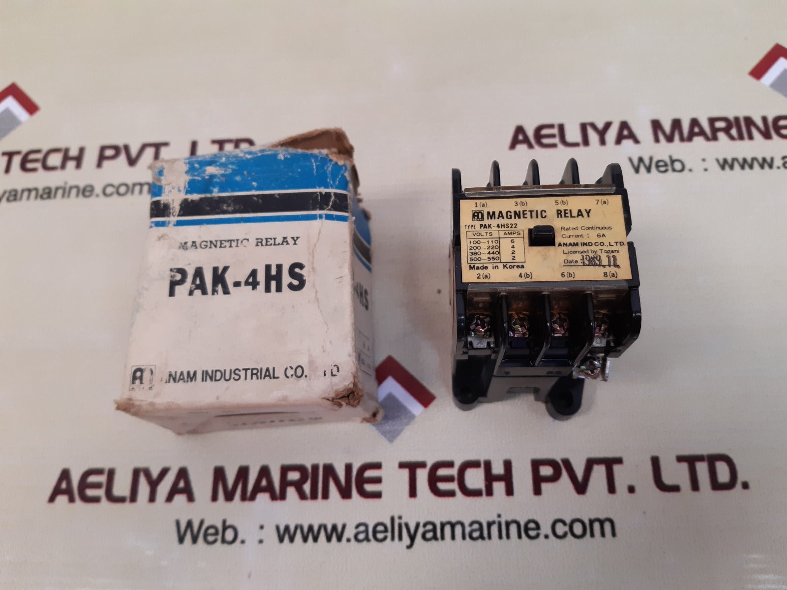 Anam pak-4hs22 magnetic relay