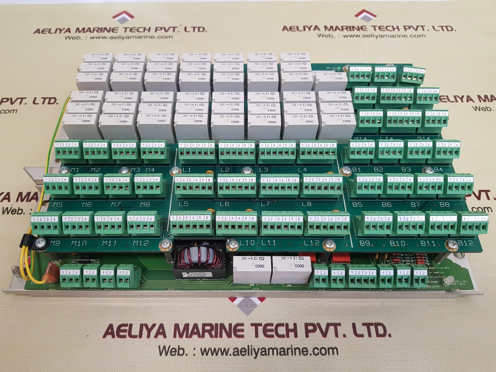 Man b&w 3157168-7 switch board unit coi: 492-a