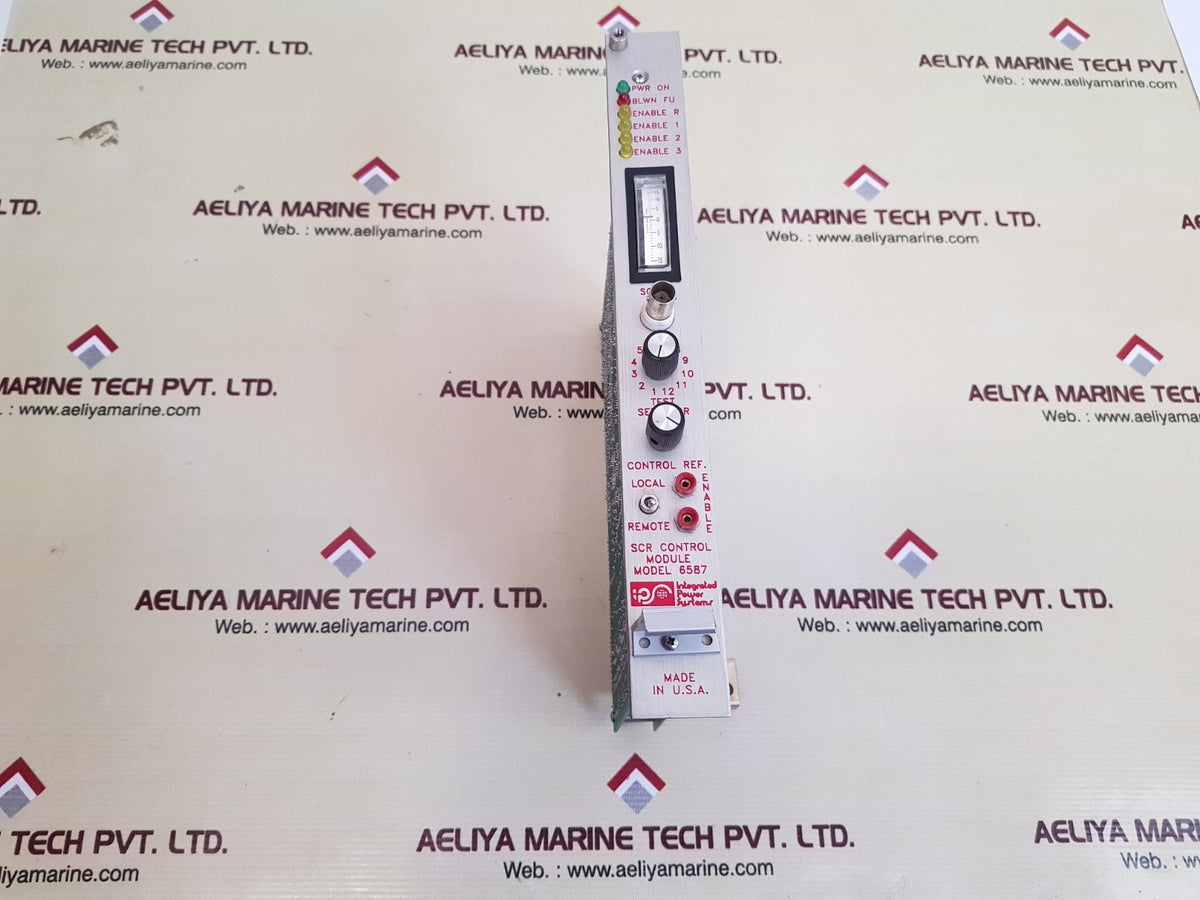 Integrated power systems 017-6587r scr control module – Aeliya Marine