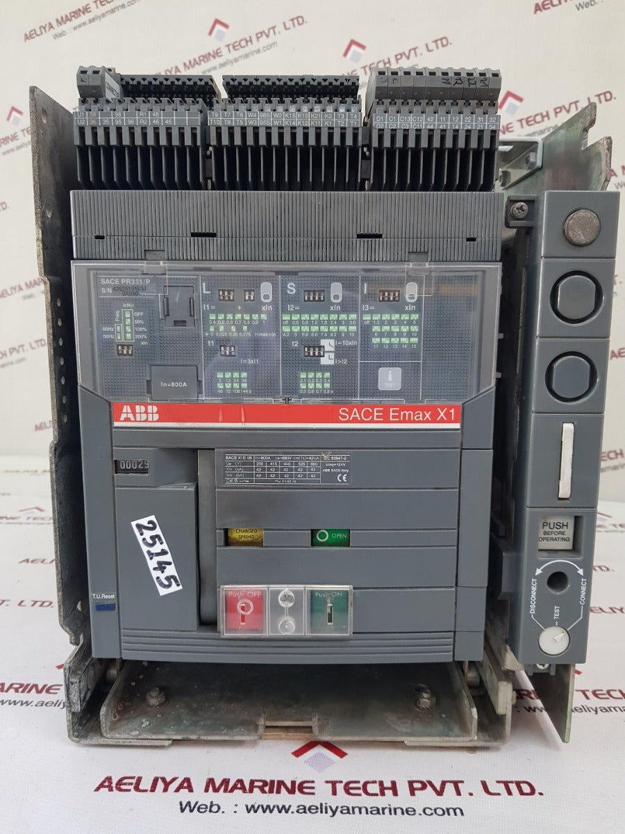 Abb Sace Pr331/P Emax X1 Low Voltage Power Circuit Breakers 800A 50-60 