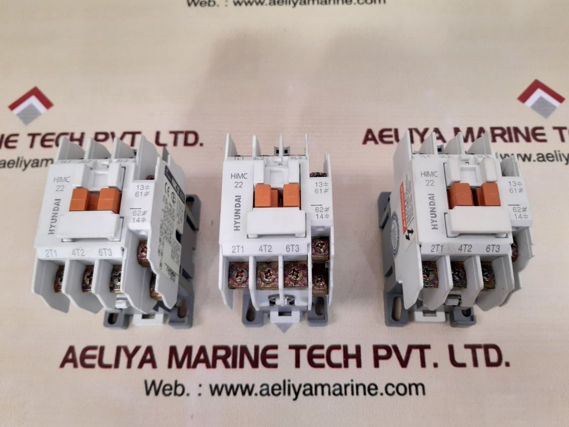 Hyundai himc 22 magnetic contactor 200c/50hz 200..220v/60hz 