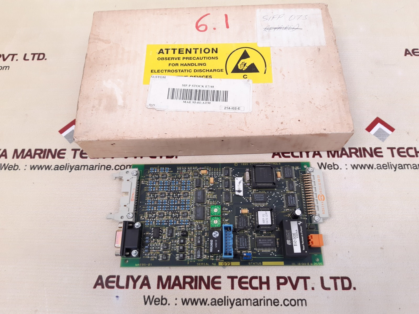 Cegelec controls mae95-01 pcb card