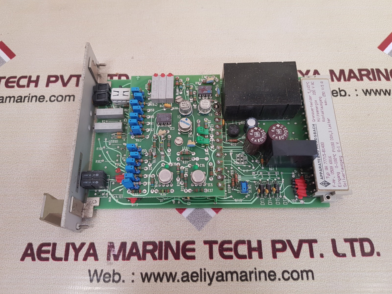 Apparatebau hundsbach ah77715 pcb card ah77715-b1400