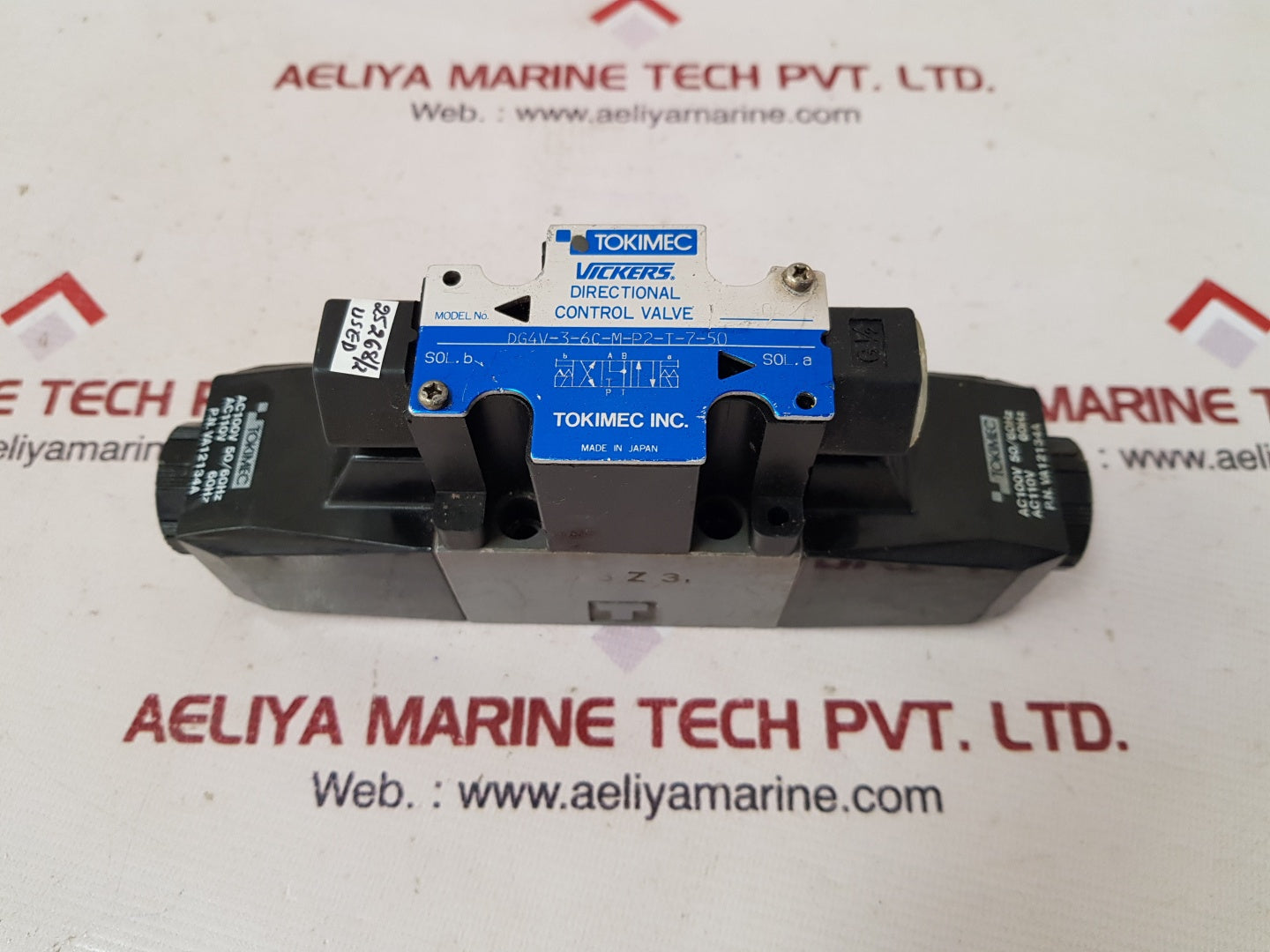 Tokimec dg4v-3-6c-m-p2-t-7-50 directional control valve 50/60hz