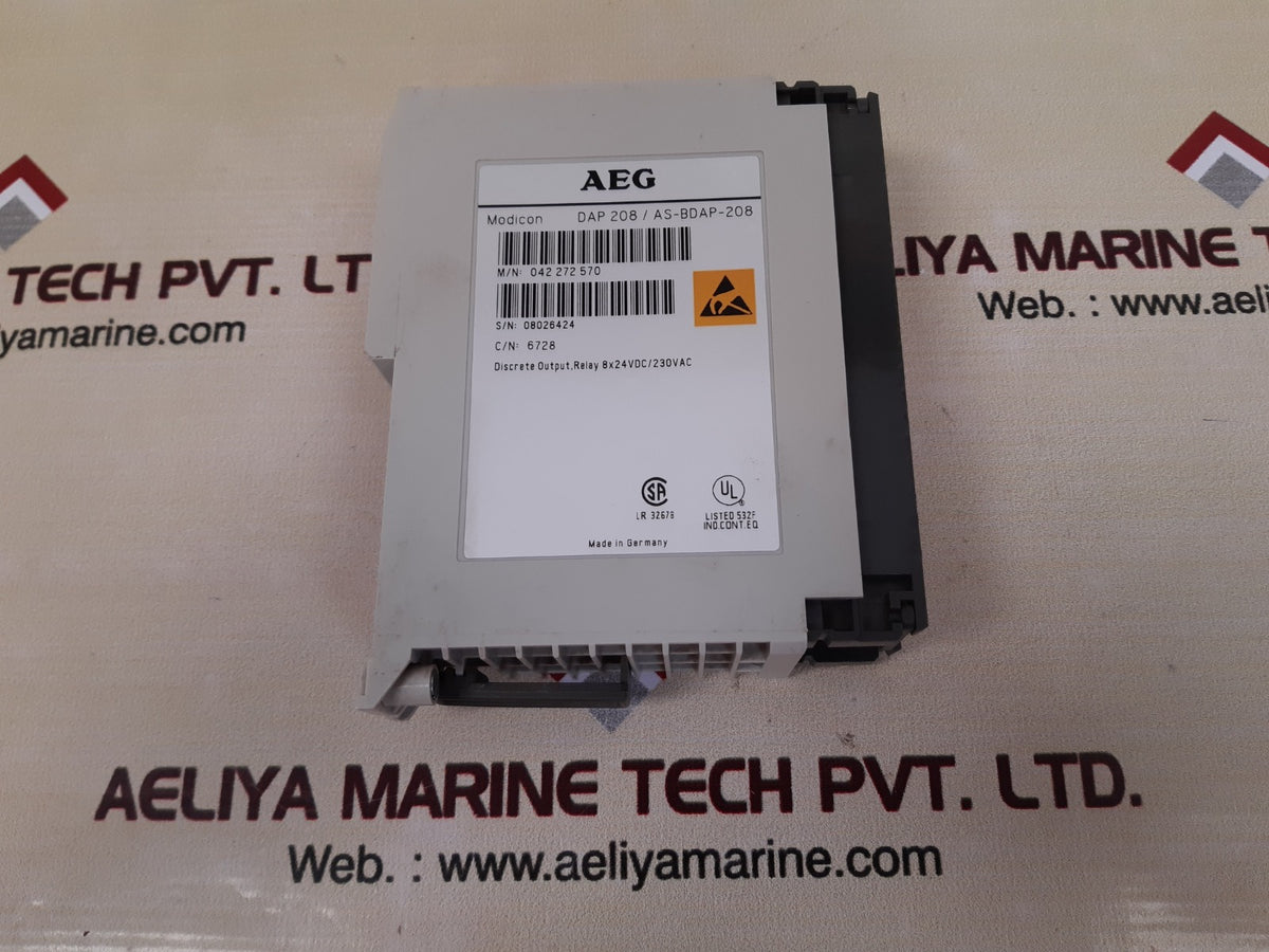 Aeg dap 208/as-bdap-208 discrete output relay – Aeliya Marine