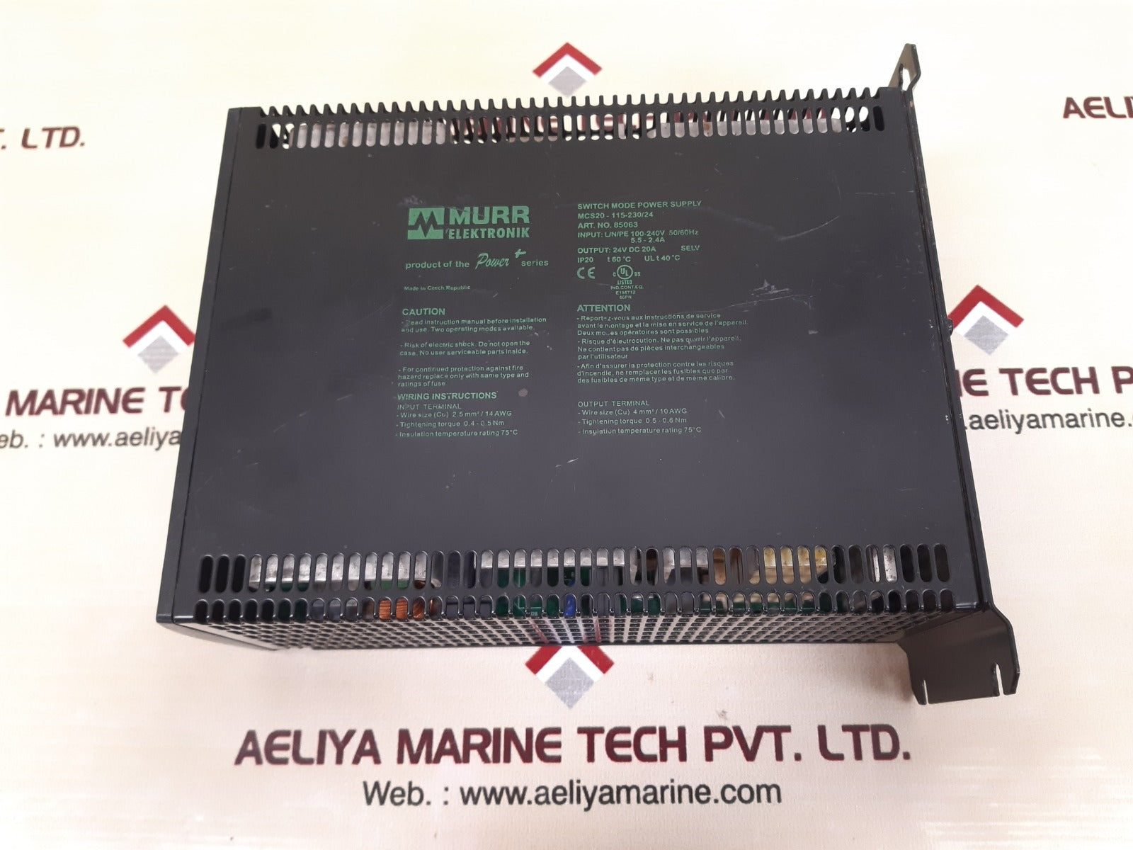 Murr elektronik mcs20-115-230/24 switch mode power supply