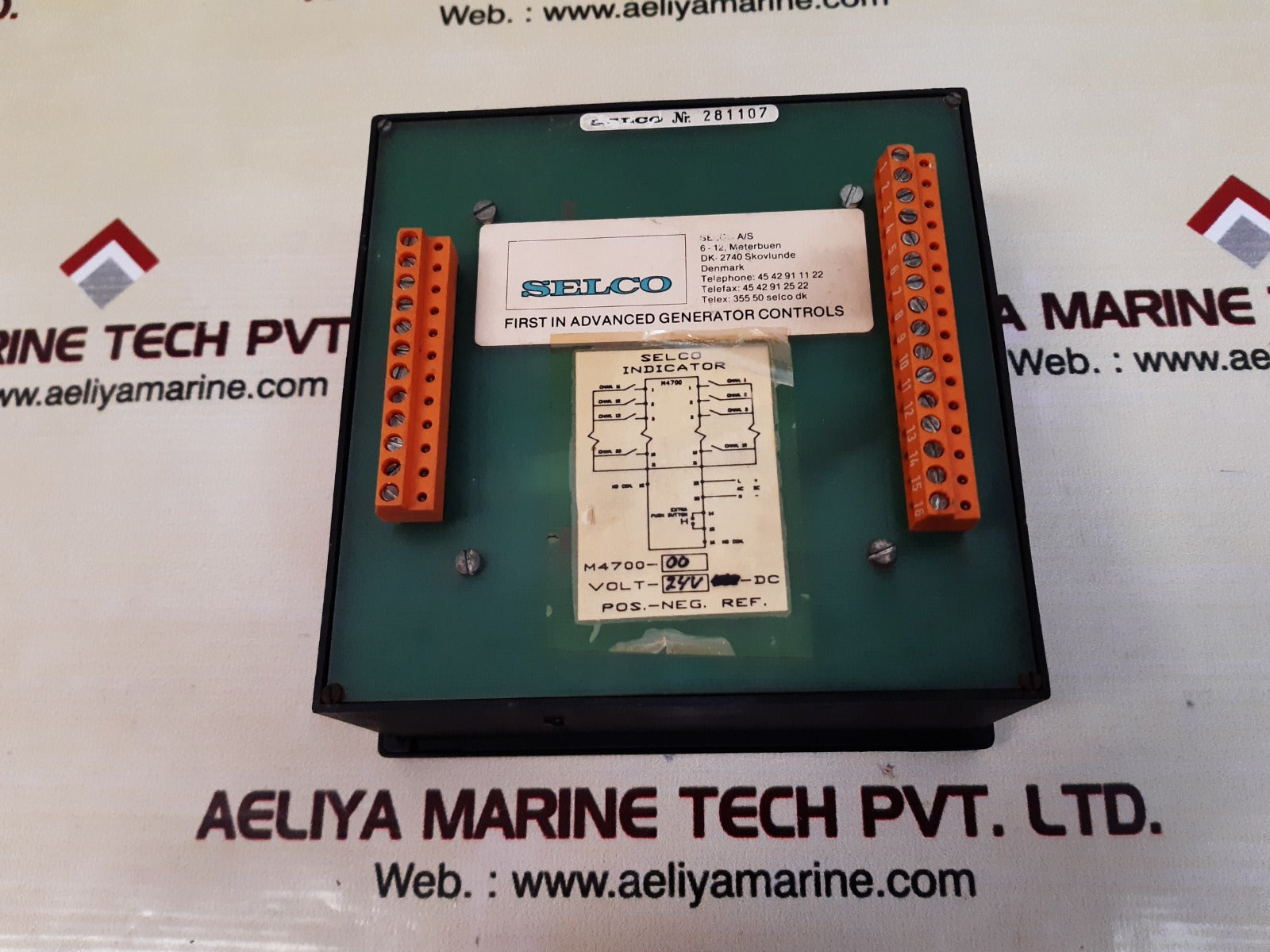 Selco m4700-00 alarm indicator 