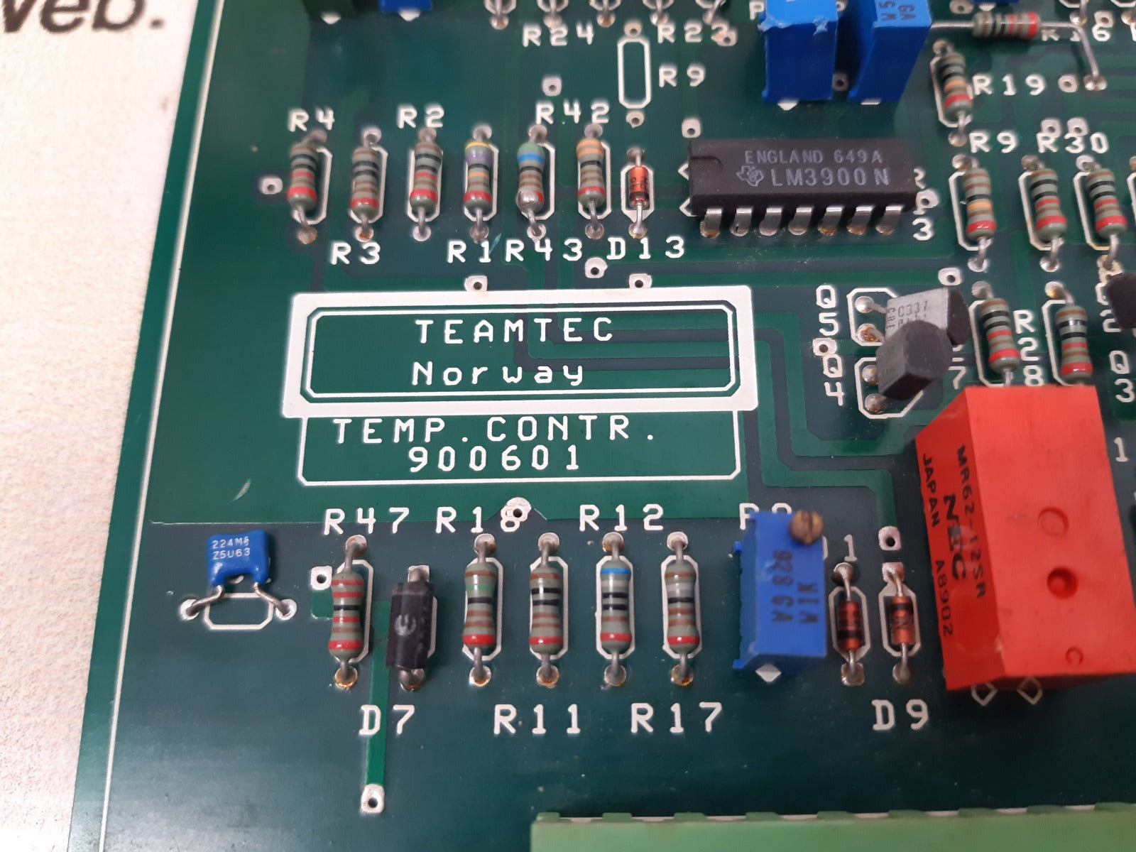 Teamtec 900601 pcb card 