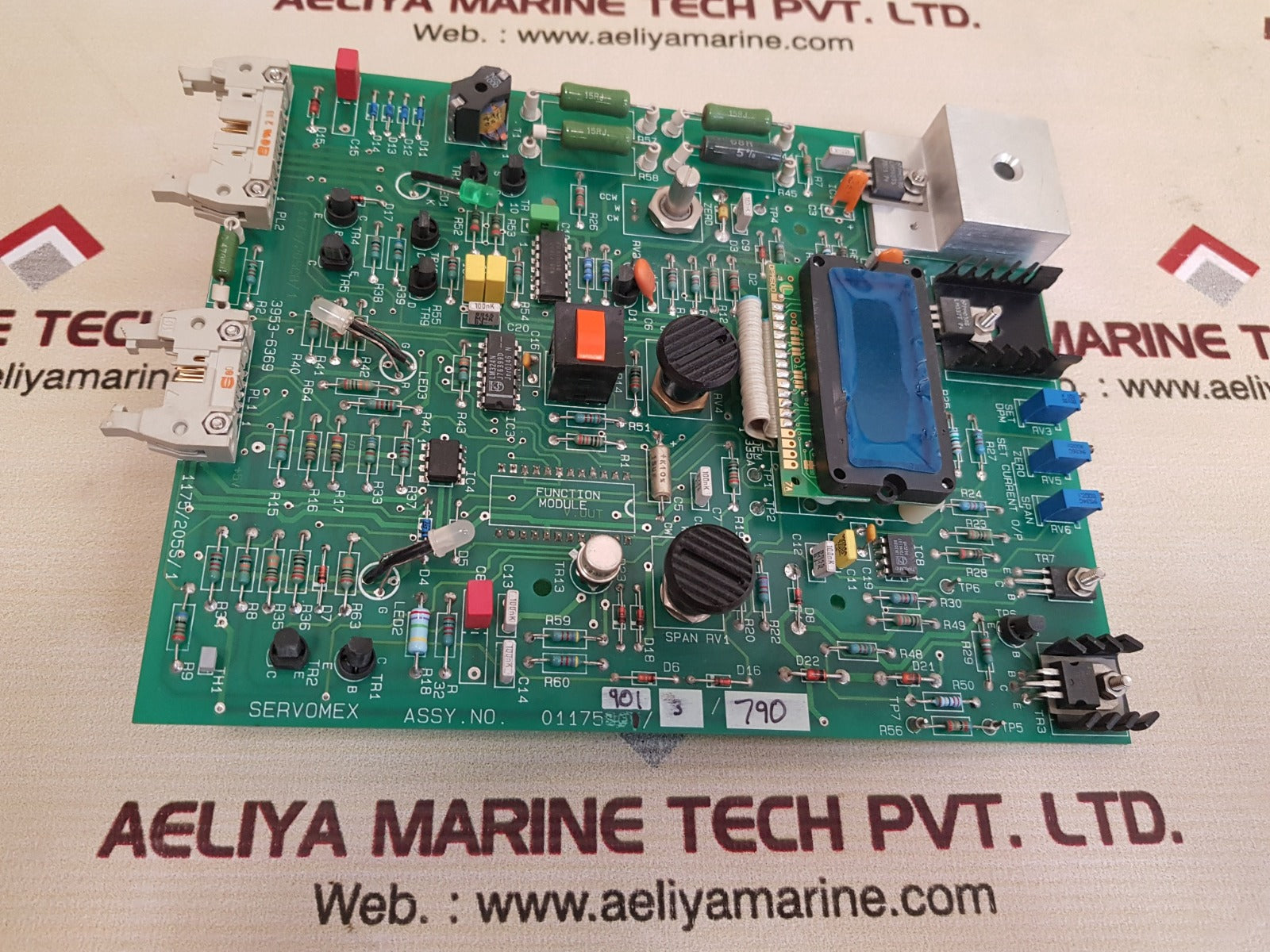 Servomex 01175901/3/790 pcb card