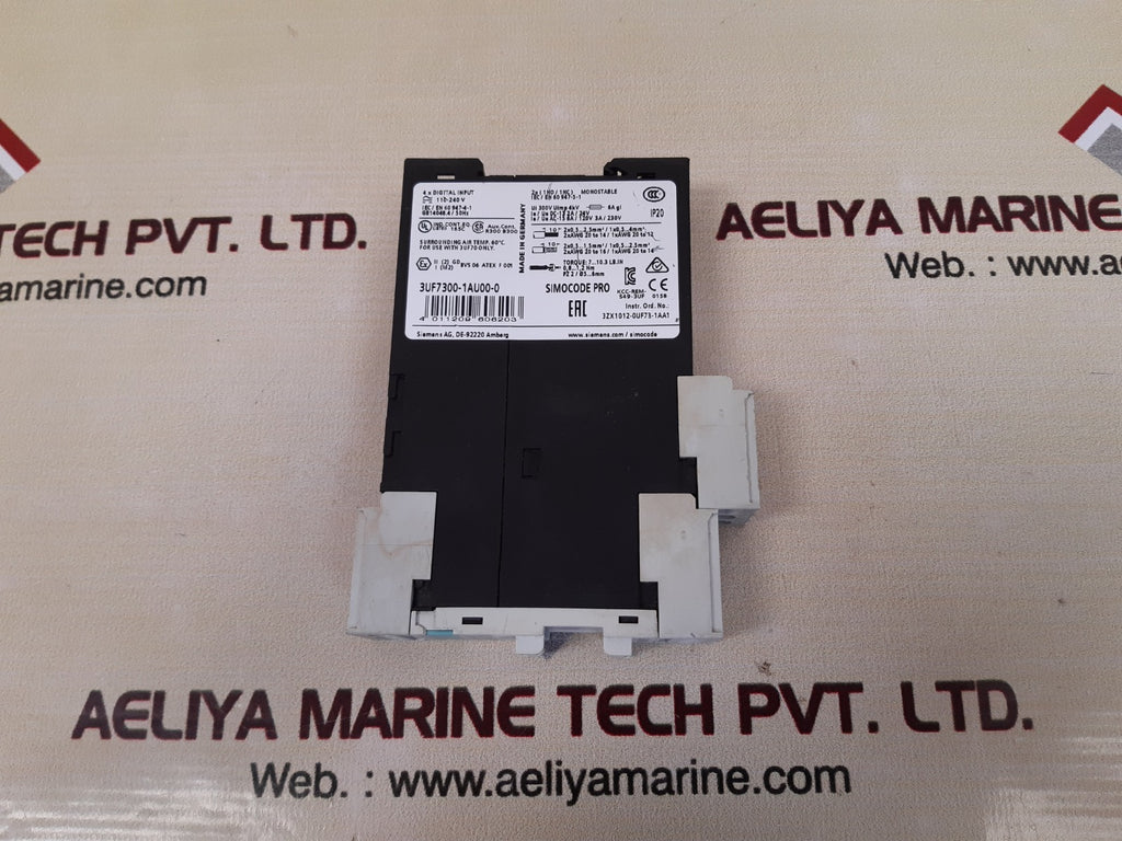 Siemens simocode pro 3uf7300-1au00-0 digital module – Aeliya Marine