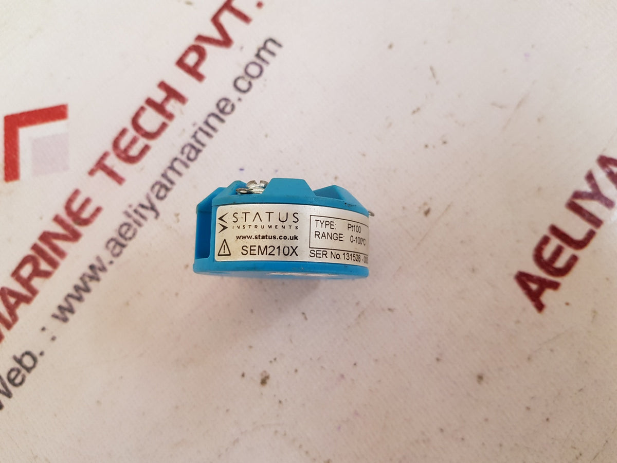 Status instruments sem210x temperature transmitter – Aeliya Marine