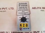 Electromatic S-system Sam 205 230 Delay On Operate With Instant Contact 10A/400V