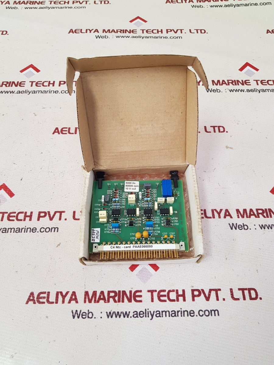 Wartsila C4 Ntc-card Paae066000 With Box 5000 Hz