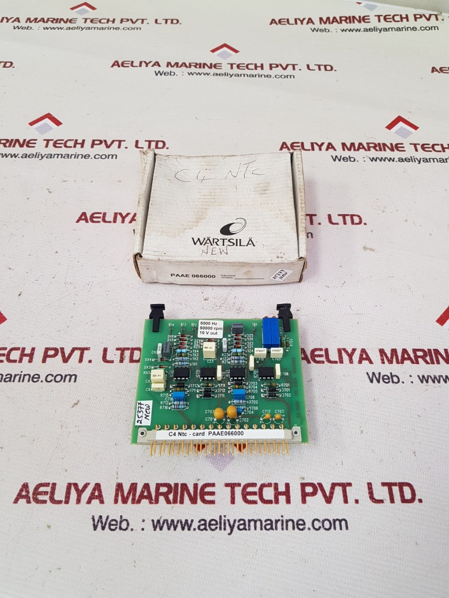 Wartsila C4 Ntc-card Paae066000 With Box 5000 Hz