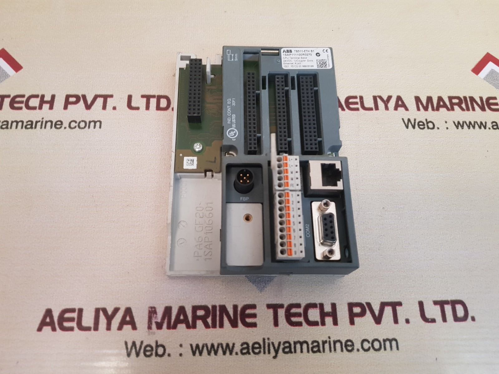 Abb tb511-eth b1 cpu terminal base 1sap111100r0270 Used