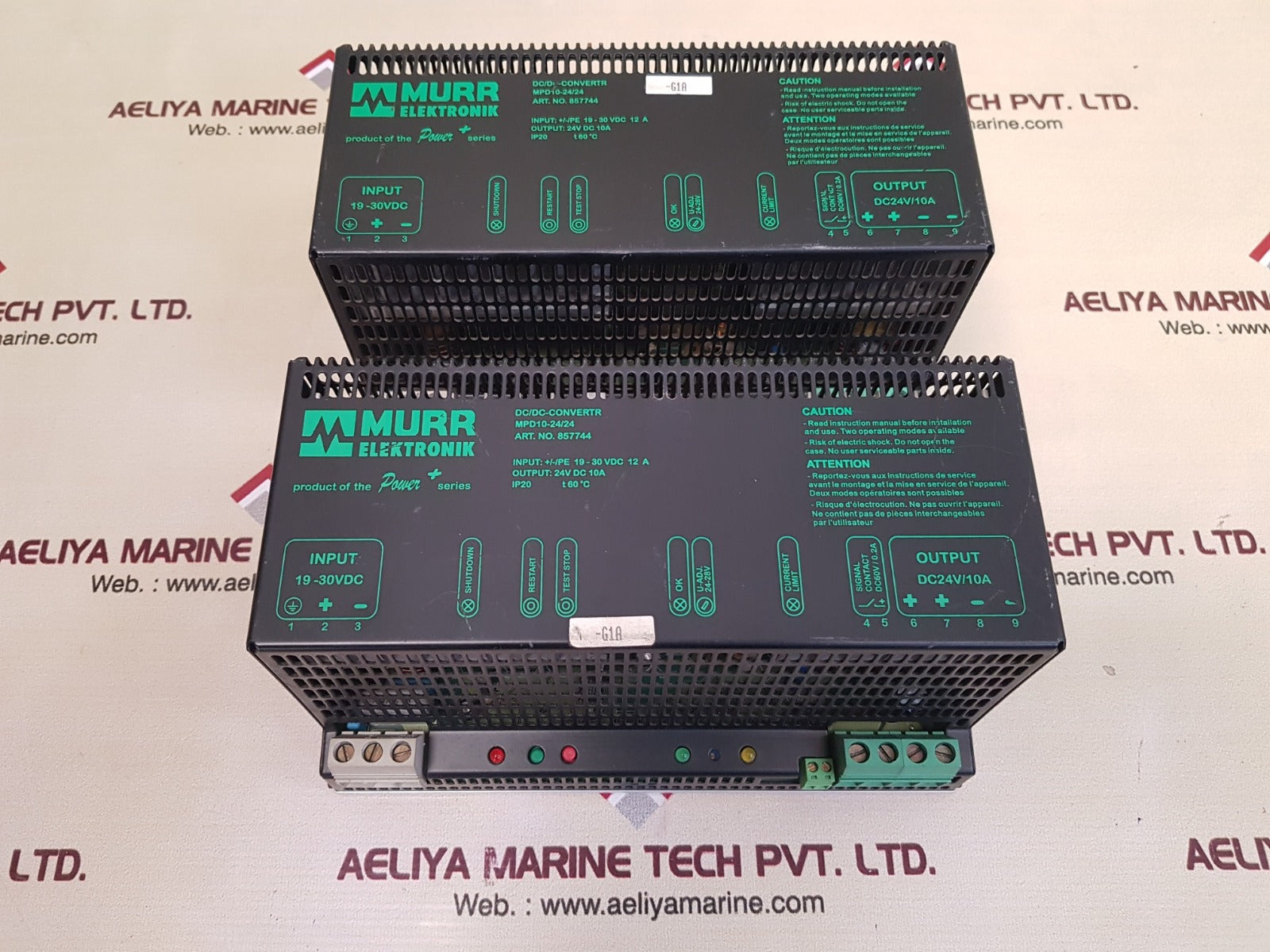 Murr elektronik mpd10-24/24 dc/dc-converter 857744