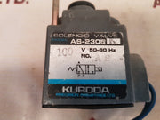 Kuroda As-2306K Solenoid Valve 100 V 50-60Hz