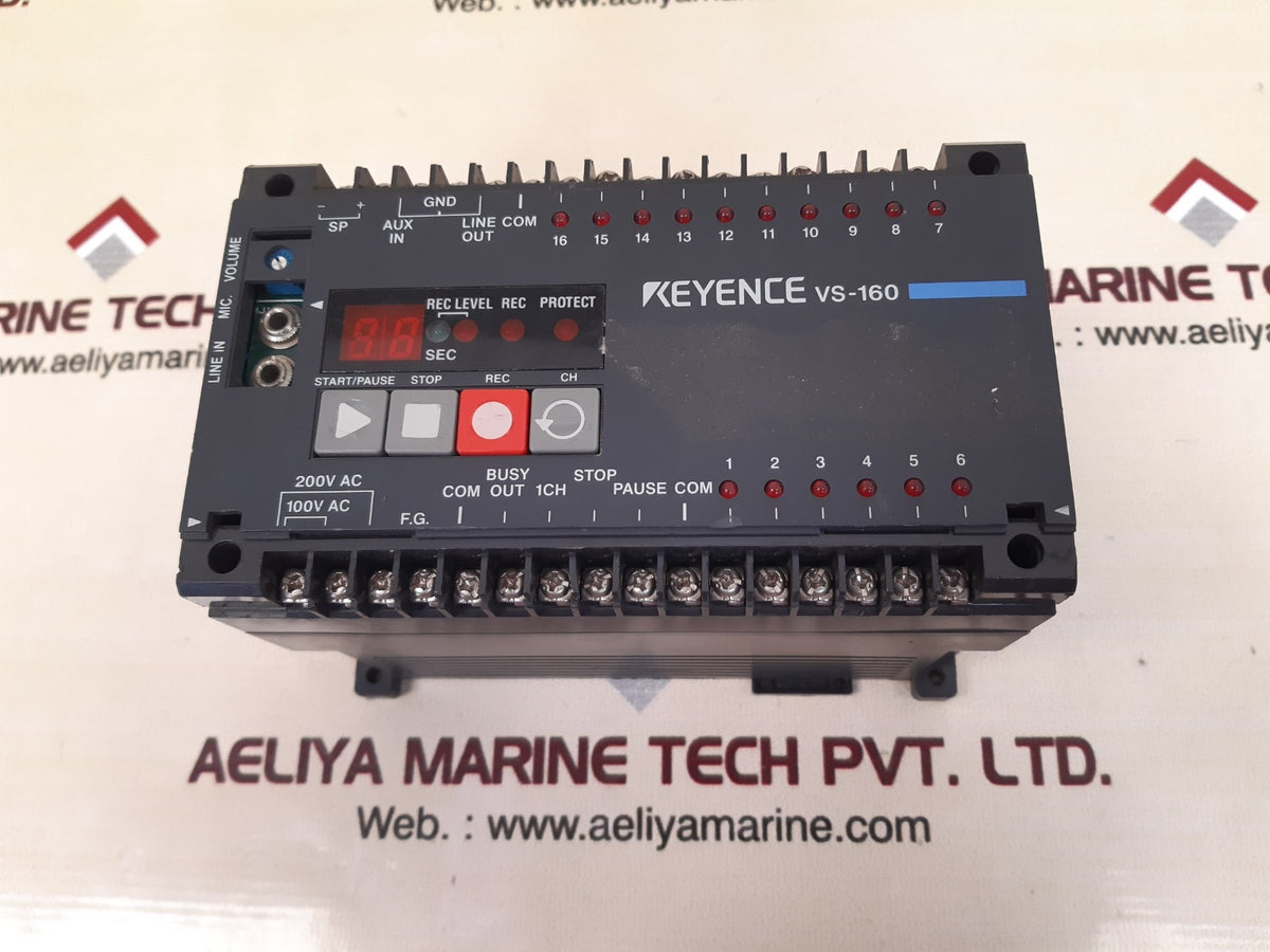 Keyence vs-160 voice alarm recorder – Aeliya Marine