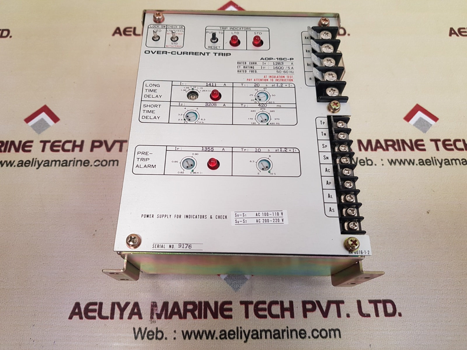Aop-1Sc-p Over-current Trip 1600/5A 50/60Hz