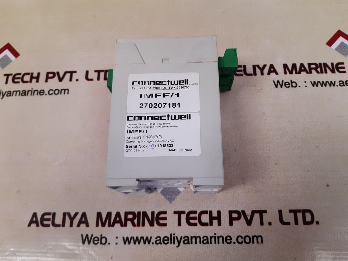 Connectwell Fan Monitor 1 Imff/1 Fan Failure Module – Aeliya Marine