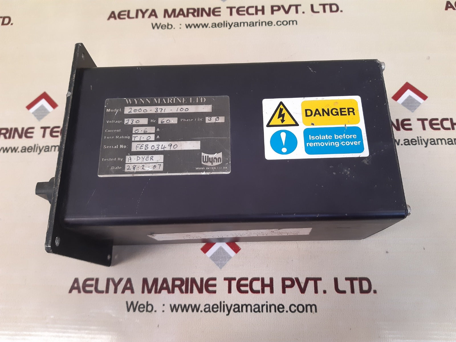 Wynn 2000-371-100 series 2000 wiper control