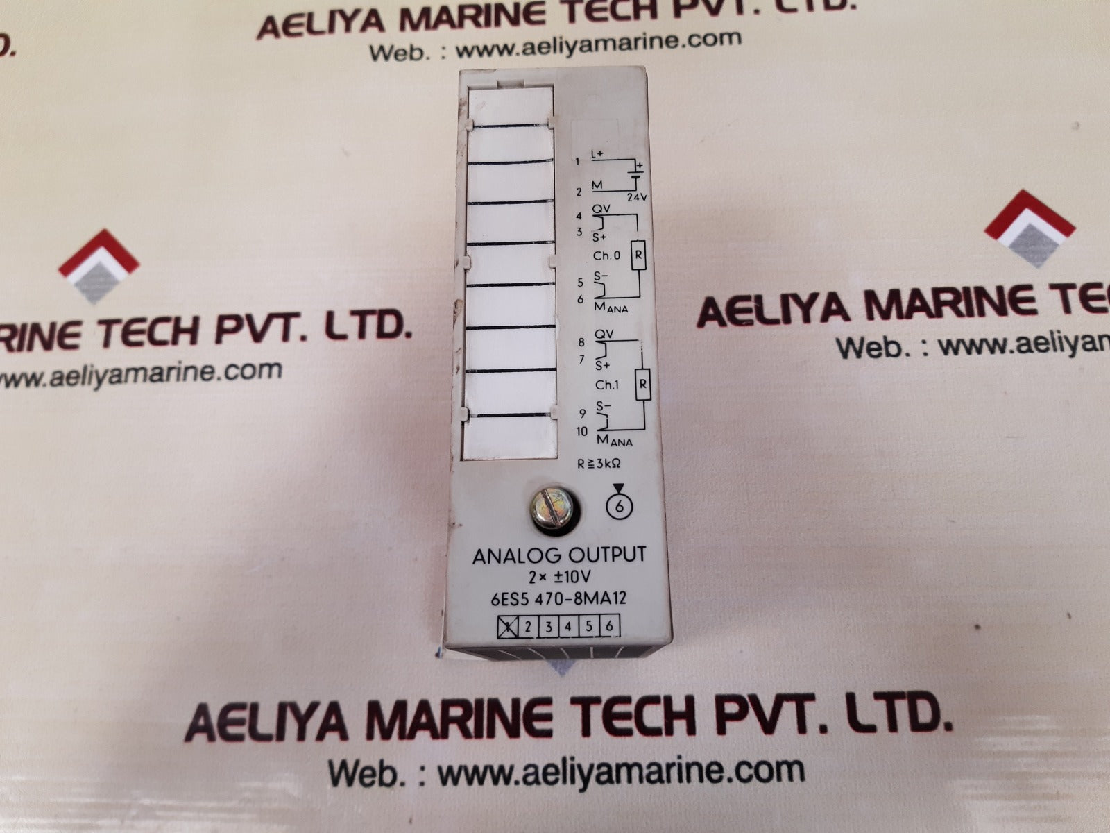 Siemens simatic s5 6es5 470-8ma12 analog output module