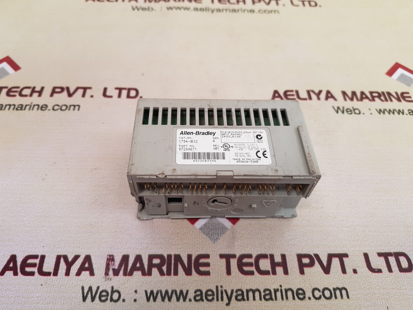 Allen-bradley 1794-ib32 Ser.A Flex I/O Sink Input Module 24 Vdc