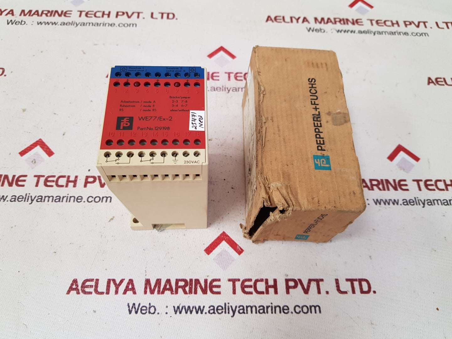 Pepperl+fuchs we77/ex-2 switching isolator 230vac